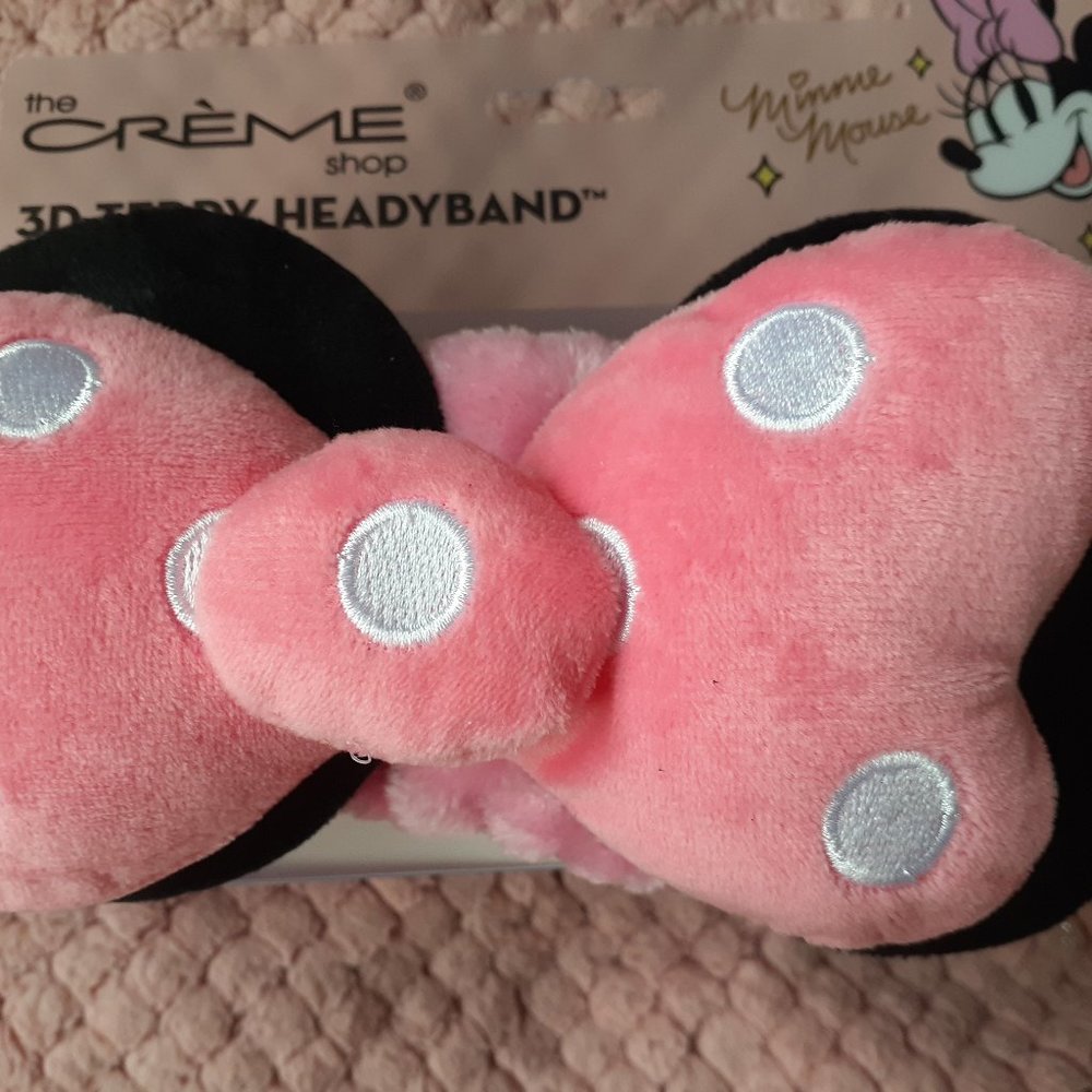 Brand New The Creme Shop Minnie Mouse 3D Teddy Headyband